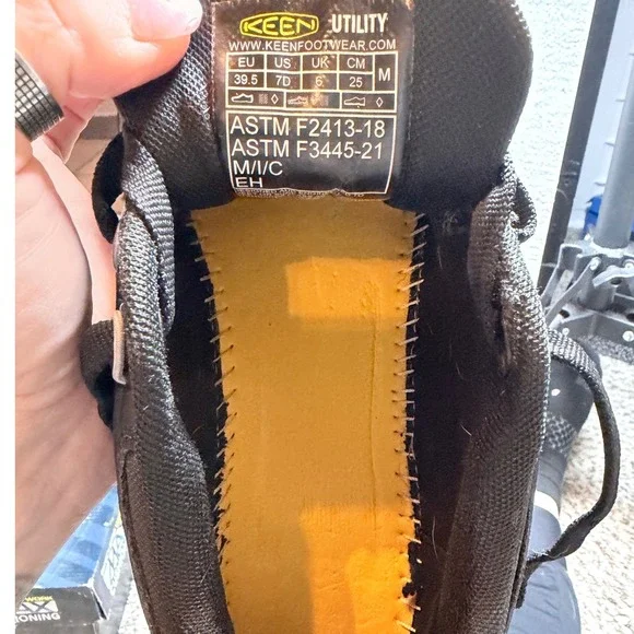 NIB KEEN Utility Women Vista Energy Shift ESD Carbon Toe Work Shoe Black Sz 7D - Picture 4 of 12
